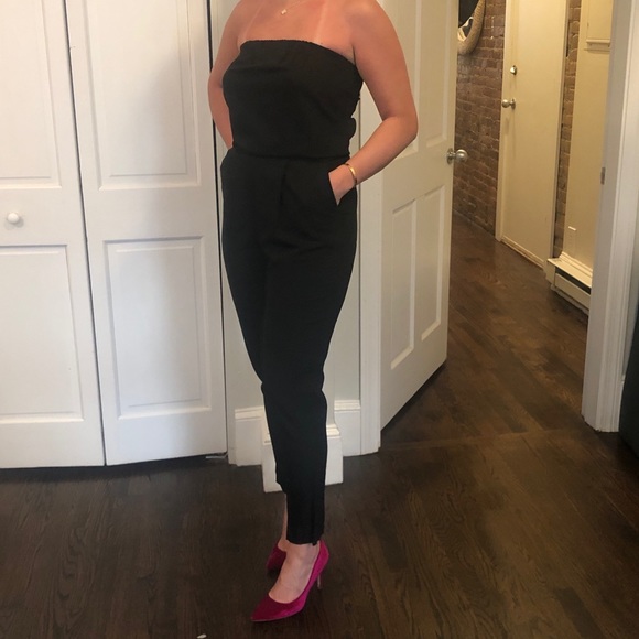 NWT! Theory Black Jumpsuit - Picture 2 of 8